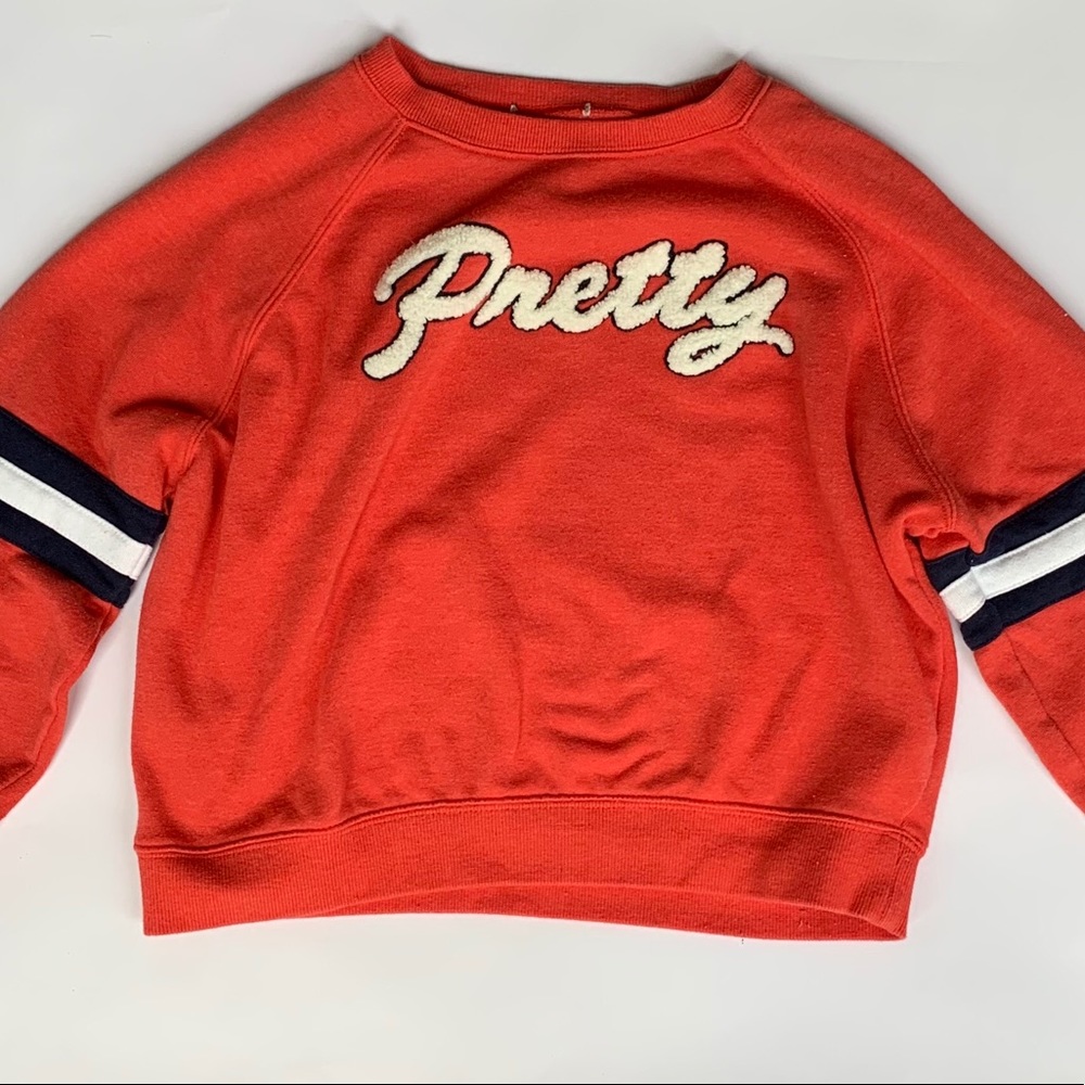 cropped sweatshirt
